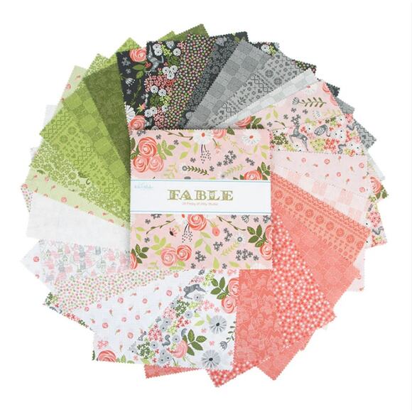Fable Layer Cake by Jill Finley for Riley Blake Designs 10in